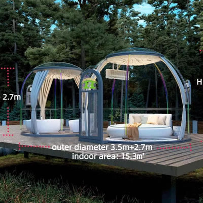 Αγορά Διπλό δωμάτιο Bubble House για κήπο Clear Dome Tent Hotel Bubble Tent Εξωτερική σκηνή κατασκήνωσης online manufacture