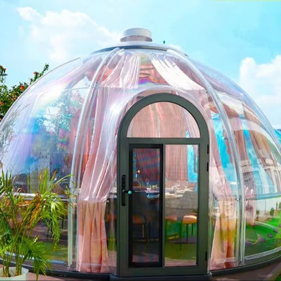 Αγορά Νέο Hot Selling Εστιατόριο Σπίτι Διαφανές PC Prefab Glamping Bubble Dome Σπίτια σκηνή online manufacture