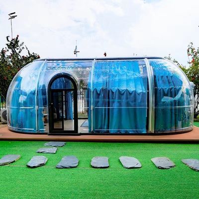 Ζεστή πώληση Νέο σχεδιασμό PC Dome Hotel Πολυκαρβονικό Θόλο Τέντα Μονουλικό Prefab Dome House For Resorts