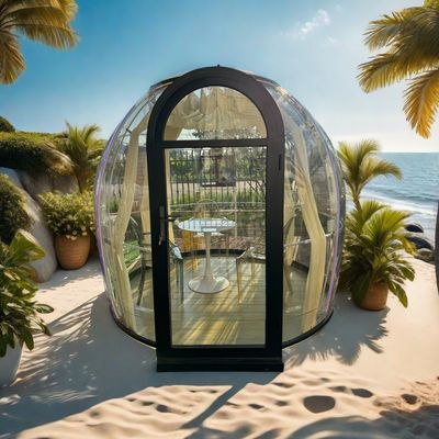 Σύγχρονο Πανοραμικό PC Dome House Μακροεκτεινόμενο θερμοκήπιο με φυσαλίδες για εξωτερικά πάρτι Glamping
