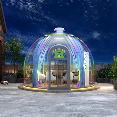 Πυροσβεστική ασφαλής τέντα Glamping Dome Διαφανής φουσκωτή τέντα Bubble House