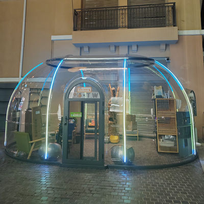 Προσαρμόσιμη Διαφανής σχήμα θόλου Πολυκαρβονίτη Φούσκα σκηνή Φούσκα Sky Star Room