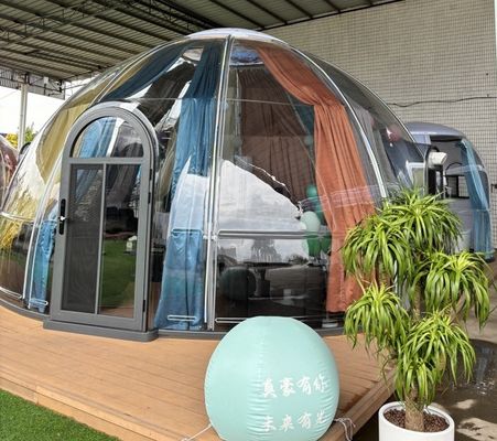 Λοξοφόρα σκηνή Bubble Dome Διαφανές δωμάτιο Bubble Hotel Πολικαρβονικό δωμάτιο Sky House
