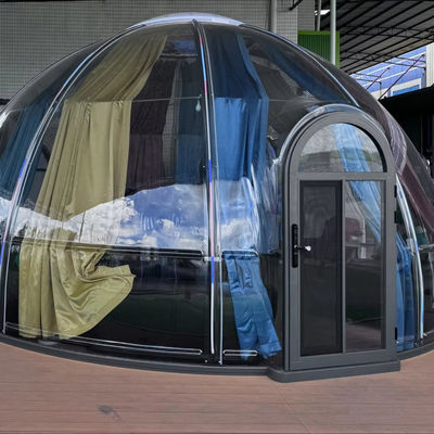 Λοξοφόρα σκηνή Bubble Dome Διαφανές δωμάτιο Bubble Hotel Πολικαρβονικό δωμάτιο Sky House