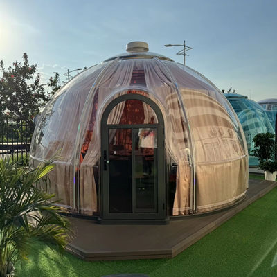 Εξωτερικό φουσκωτό Bubble Lodge Κατασκήνωση Τροφική σκηνή Σπίτι Star Dome Σπίτι