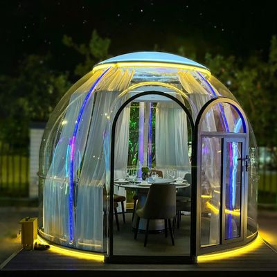 Ζεστά πωλούμενα μοντέρνα σχέδια PC Bubble House για ξενοδοχεία Dome Tent Modular Prefab Dome house