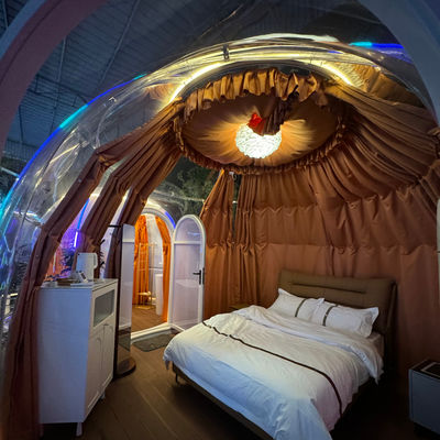 Πλήρες οίκος Glamping Clear Pc σκηνές Πολυκαρβονίτη Bubble σκηνές Bubble Dome House