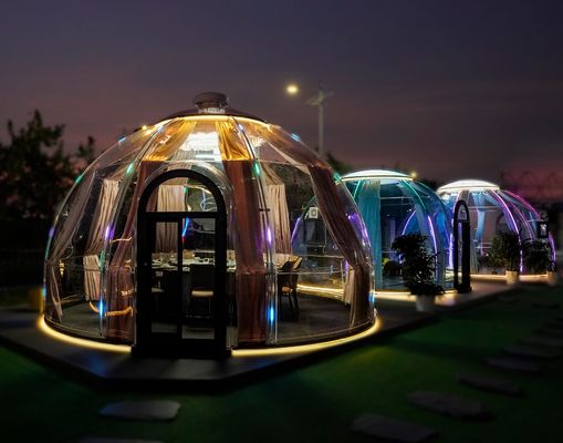 Καλή ποιότητα Τέντα Bubble Dome Garden Dome Glamping Domes με φώτα Bubble House