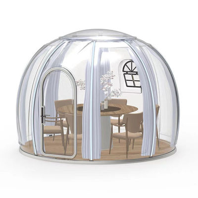 Διαφανές διευρυμένο δωμάτιο αστέρων Bubble House ως προστασία από πυρκαγιά για κατασκηνώσεις και προστασία από υγρασία / ήλιο