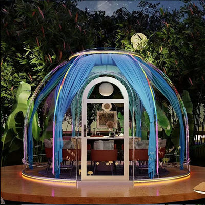 Φορητός εξωτερικός κάμπινγκ Bubble Dome με διαφανές υλικό PC και σχεδιασμό αστερισμένου ουρανού