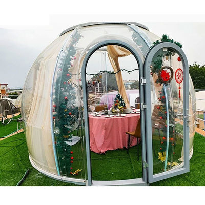 PC Star Room κινητό εστιατόριο Bubble House Εξωτερική φιλοξενία Διαφανής σκηνή γυάλινο ηλιακό δωμάτιο γραφική τραπεζαρία